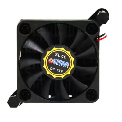 Vista lateral de Cooler Placa Video Chipset Titan Ttc-Cs03E 3Pin Buje