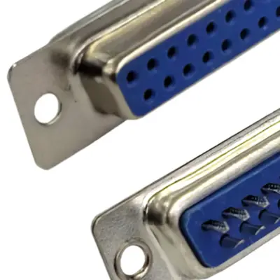 Detalles accesorios de Ficha Db25 Hembra Para Soldar Azul