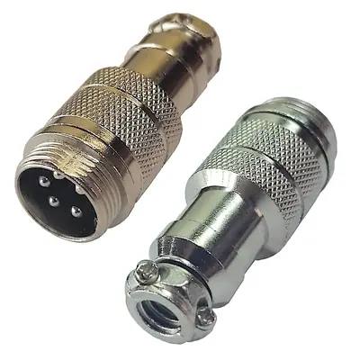Detalles accesorios de Ficha Conector Gx16 5 Pines Macho Aviacion A Cable