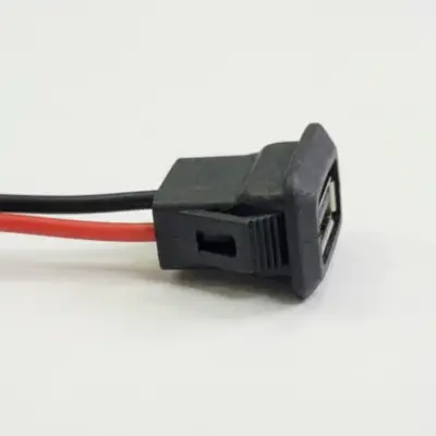 Detalles accesorios de Conector Ficha Usb C Hembra 2 Pines Usb-C (solo carga)