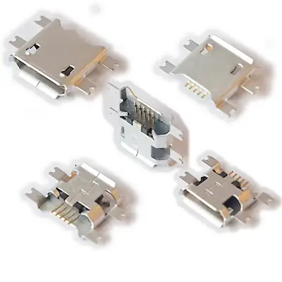 Detalles accesorios de Conector Ficha Micro Usb Hembra 5 Pin Cb-01