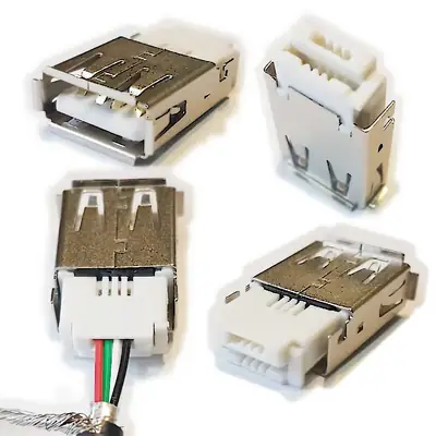 Detalles accesorios de Conector Ficha Usb 2.0 A Hembra A Cable