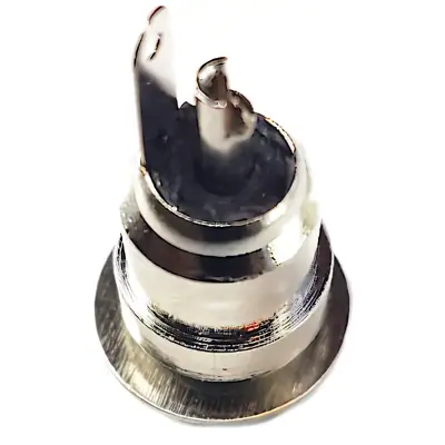 Vista lateral de Ficha Dc Hueco 5,5 X 2,5 Mm Jack Hembra Chasis Rosca Delantera