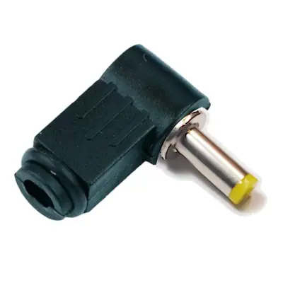 Ficha Dc Hueco 4 X 1,7 X 10 Mm Plug Macho 90 Grados