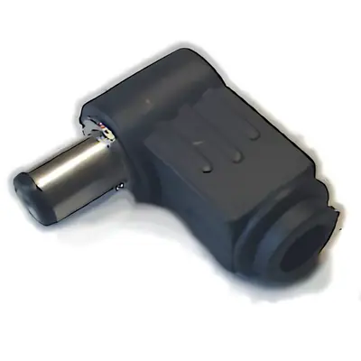 Ficha Dc Hueco 5,5 X 2,5 X 9,5 Mm Plug Macho 90 Grados