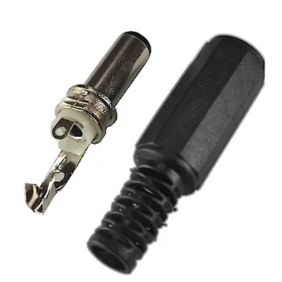 Vista lateral de Ficha Dc Hueco 5,5 X 3 X 14 Mm Plug Macho