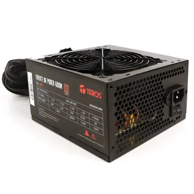 Detalles accesorios de Fuente 600w 80 Plus Bronze ATX Teros TE-7160