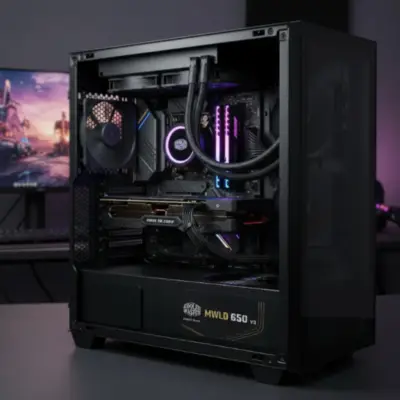 Detalles accesorios de Fuente 650W Cooler Master MWE Gold V3 80 Plus