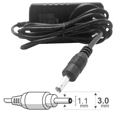 Detalles accesorios de Fuente Switching 12V 2A Con Ficha 3,0 X 1,1 Mm