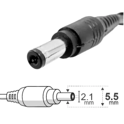 Detalles accesorios de Fuente Switching 24V 2A Con Ficha 5,5 X 2,1 Mm