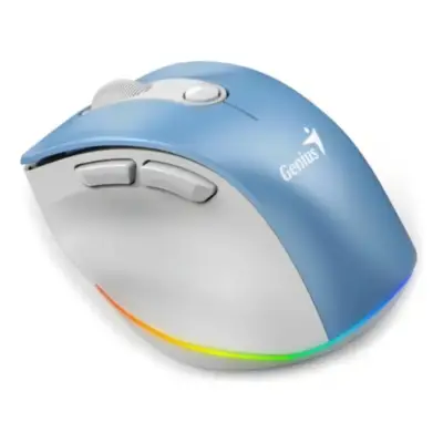 Detalles accesorios de Mouse Inalambrico Genius Ergo 9000S PRO Light Blue