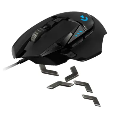 Detalles accesorios de Mouse Logitech G502 HERO Gamer c/Cable Negro