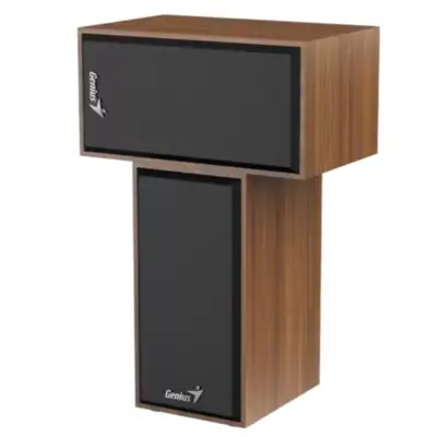 Detalles accesorios de Parlantes Usb Genius Sp-Hf180 Madera 6W