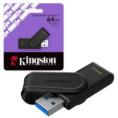 Detalles accesorios de Pendrive 64Gb Usb 3.2 Kingston DataTraveler Exodia S