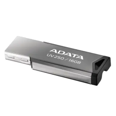 Vista lateral de Pendrive 16Gb Usb 2.0 Adata UV250 Negro