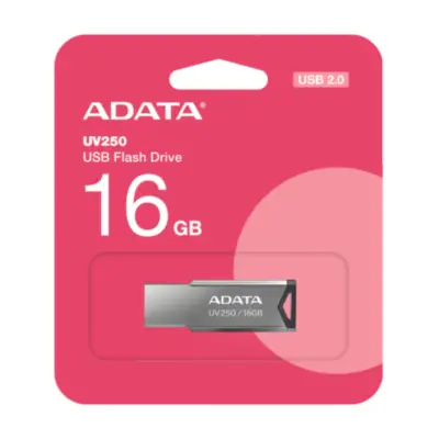Detalles accesorios de Pendrive 16Gb Usb 2.0 Adata UV250 Negro