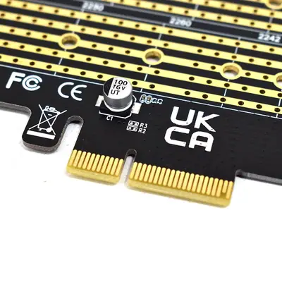 Detalles accesorios de Placa Pci-E P/2 Discos M.2 Ssd Nvme Y Ngff (Sata)