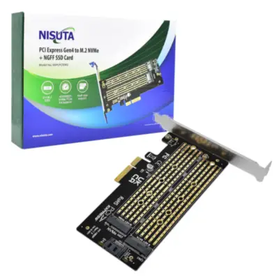 Detalles accesorios de Placa Pci-E P/2 Discos M.2 Ssd Nvme Y Ngff (Sata)