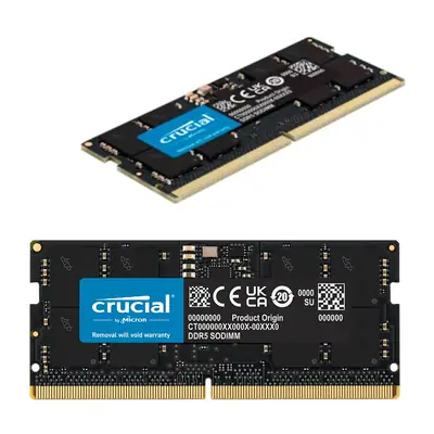 Detalles accesorios de Memoria Sodimm Ddr5 16Gb 4800Mhz Cl40 Crucial 1,1V