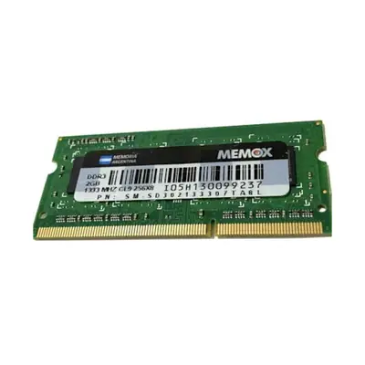 Vista lateral de Memoria Sodimm Ddr3 1Gb 1333Mhz Memox