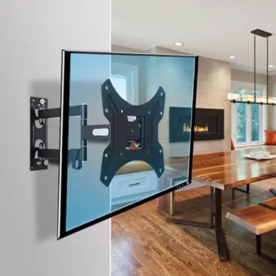 Detalles accesorios de Soporte Tv Pared 43 a 14 Pulg Max 25Kg Doble Brazo