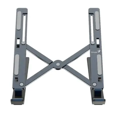 Vista lateral de Soporte Apoya Notebook / Tablet Plegable Genius G-Stand M250