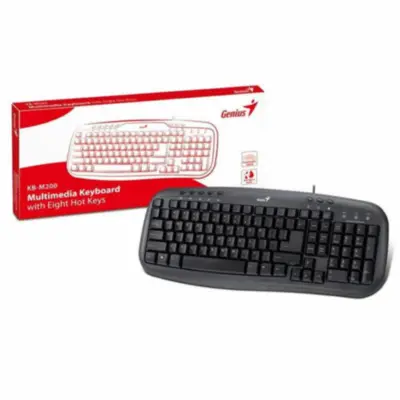 Detalles accesorios de Teclado Usb Genius En Espanol Negro Slimstar M-200