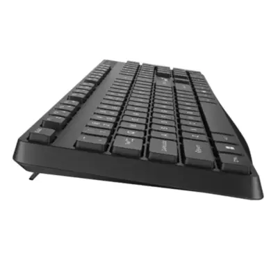 Vista lateral de Teclado Genius Inalambrico KB-7200