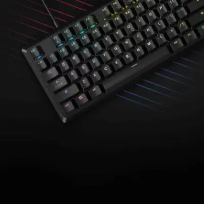 Detalles accesorios de Teclado Gamer Corsair Mecanico K70 Core MLX RED switch Ingles RGB USB