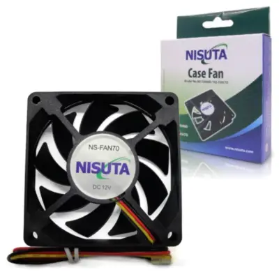 Detalles accesorios de Fan 70Mm 3Pin 15Mm Espesor 5500Rpm Ruleman Nisuta