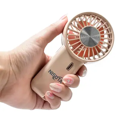 Ventilador portatil con bateria recargable