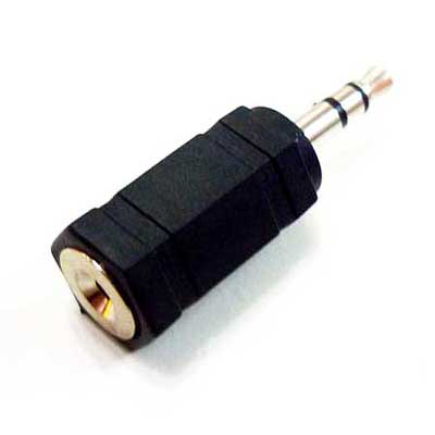 ADAPTADOR MINIPLUG 3,5 ESTEREO MACHO A MINIPLUG 3,5 MONO HEM ADAPTADOR MINIPLUG 3,5 ESTEREO MACHO A MINIPLUG 3,5 MONO HEM