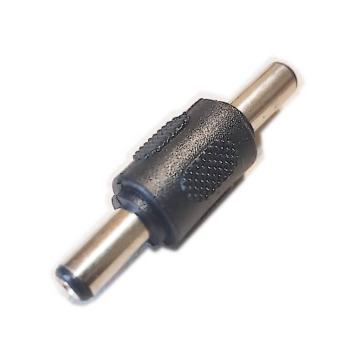 ADAPTADOR DC HUECO 5,5 x 2,1 mm MACHO-MACHO