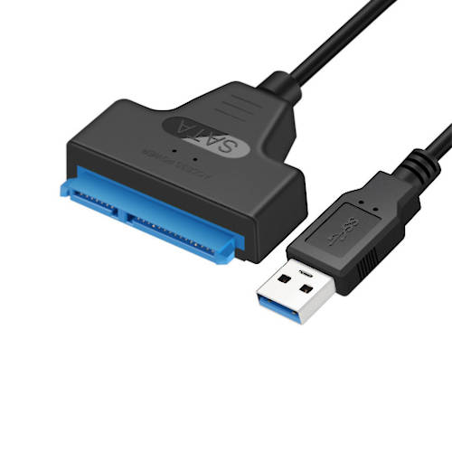 ADAPTADOR USB 3.0 a SATA III MX7 P/DISCOS SSD HDD 2,5