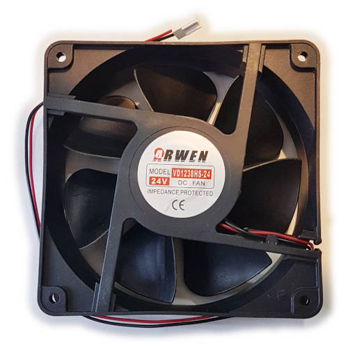 VENTILADOR TURBINA 120X120X38 mm 2PIN 3000RPM 24 VOLT BUJE