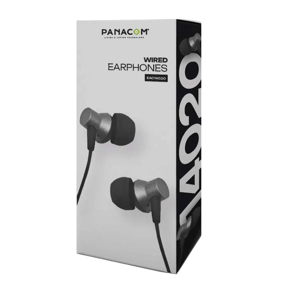 Detalles accesorios de Auricular C/Mic P/Celular Panacom EAC14020 Intrauditivo Miniplug 3,5 mm Blanco