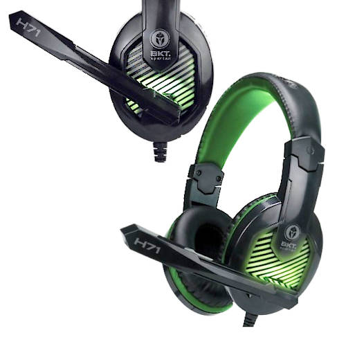 AURICULAR BKT GAMER SPARTAN BKTH71 USB+3.5 7 LUCES DINAMICAS