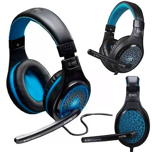 AURICULAR BKT GAMER SPARTAN BKTH75 USB+3.5 7 LUCES DINAMICAS