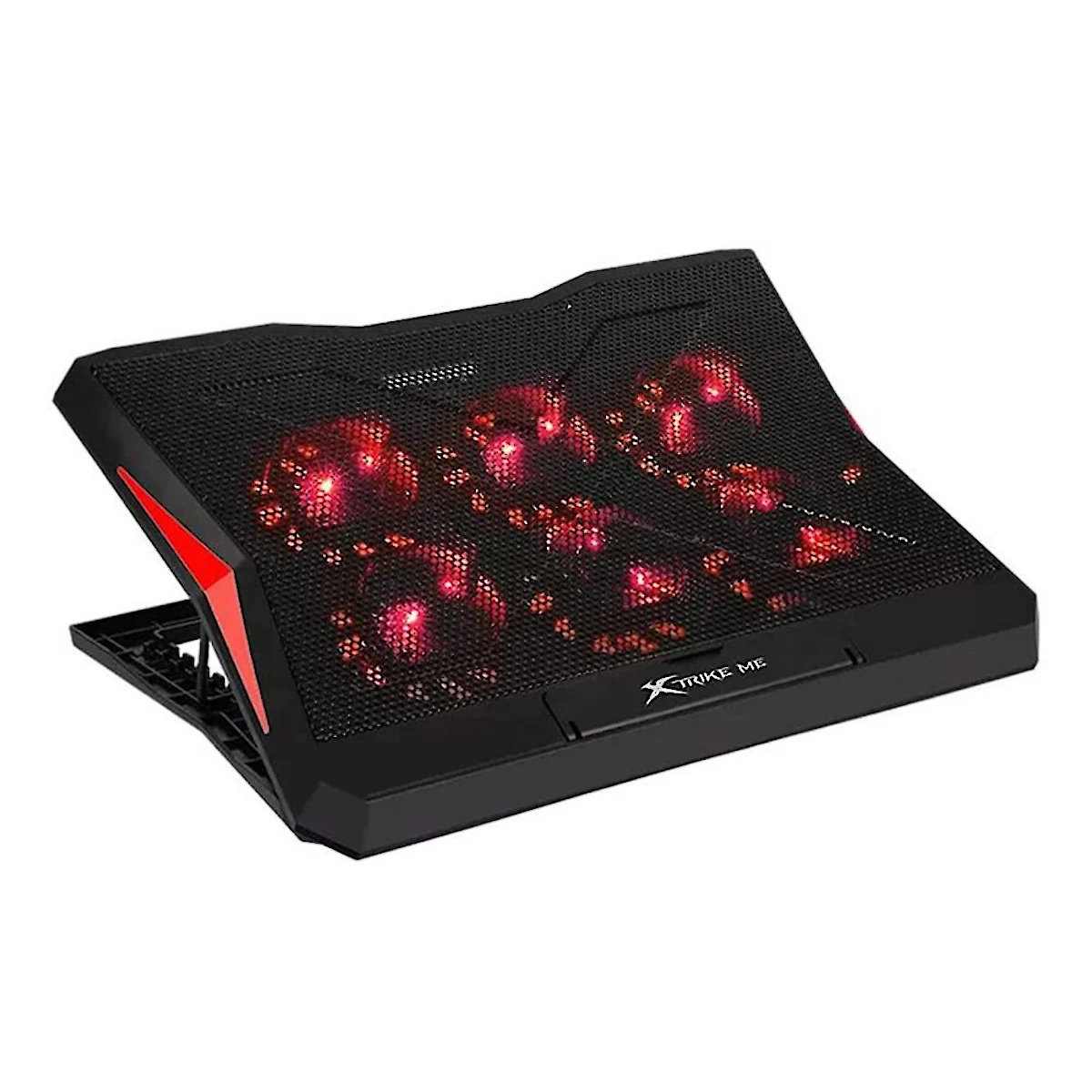 Base Para Notebook Gamer 6 Ventiladores Led Rojo XtrikeMe FN-811