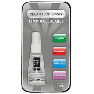 LIMPIA CELULARES CLEAN TECH SPRAY X 60 ML