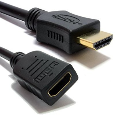CABLE HD MACHO-HEMBRA C/ FICHAS HDMI EXTENSION 1,8 MTS V1.4 