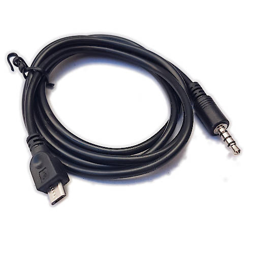 CABLE MICRO USB MACHO / MINIPLUG 3,5 4 POLOS