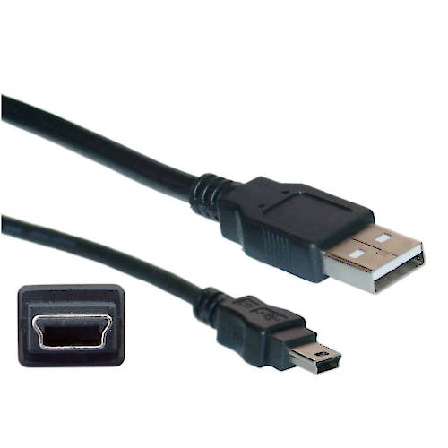 CABLE USB 2.0 A MACHO / MINI-USB 5PIN MACHO 1,8 MTS C/FILTRO CABLE USB 2.0 A MACHO / MINI-USB 5PIN MACHO 1,8 MTS C/FILTRO
