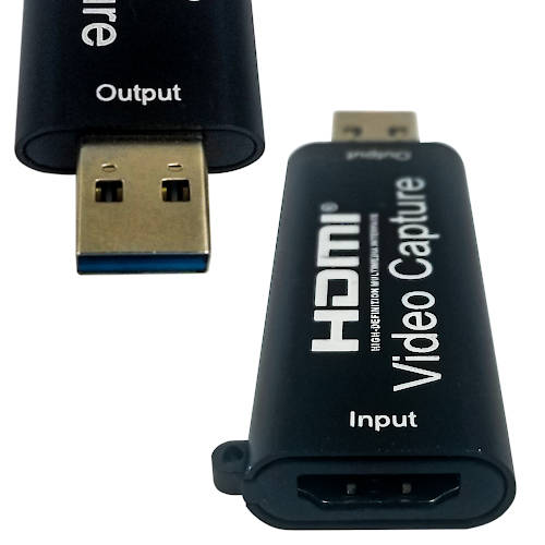 CAPTURADORA DE VIDEO HDMI 4K USB 3.0 TIPO C C/ADAPT