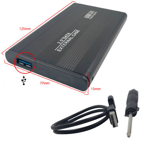 CASE PARA DISCO DURO 2,5 PULG SATA USB 2.0 BELSIC ALUMINIO CASE PARA DISCO DURO 2,5 PULG SATA USB 2.0 BELSIC ALUMINIO