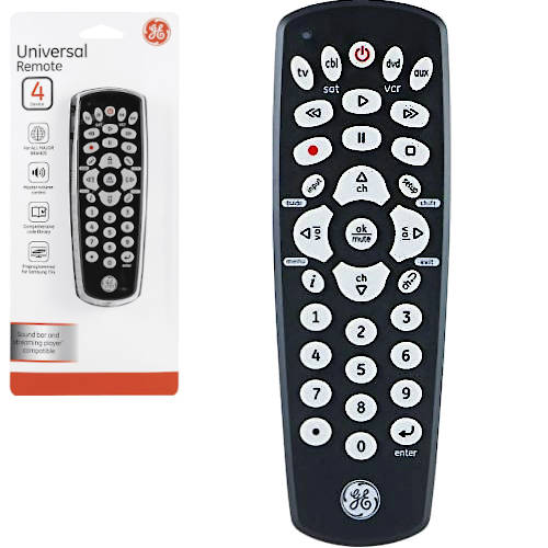 Control Remoto Universal 4 en 1 GE 34708 
