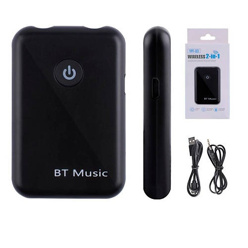  RECEPTOR y EMISOR DE AUDIO VIA BLUETOOTH A MINIPLUG STEREO 3.5MM BELSIC