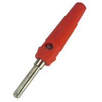 Ficha Banana Plug Macho Con Tornillo Ban-Tg Rojo Ficha Banana Plug Macho Con Tornillo Ban-Tg Rojo