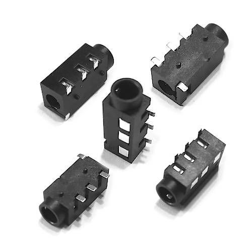 CONECTOR FICHA JACK MINIPLUG 3,5 HEMBRA 4 POLOS PLASTICO CHASIS CONECTOR FICHA JACK MINIPLUG 3,5 HEMBRA 4 POLOS PLASTICO CHASIS