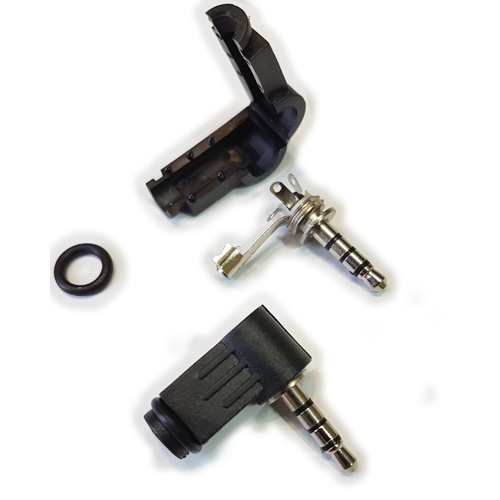 CONECTOR FICHA MINIPLUG 3,5 MACHO 4 POLOS PLASTICO NEGRO 90 GRADOS CONECTOR FICHA MINIPLUG 3,5 MACHO 4 POLOS PLASTICO NEGRO 90 GRADOS